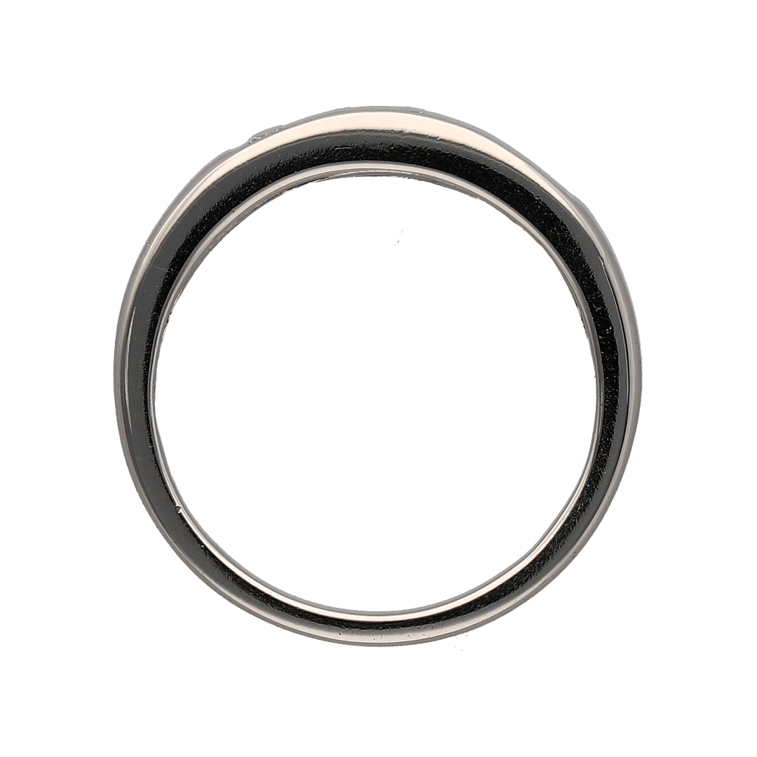 Platinum & Diamond Band Ring