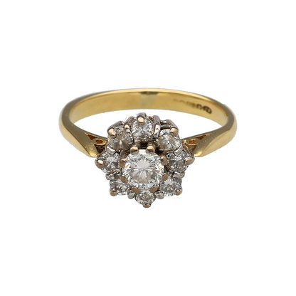 18ct Gold & Diamond Cluster Ring