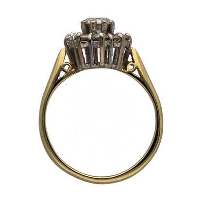 18ct Gold & Diamond Cluster Ring