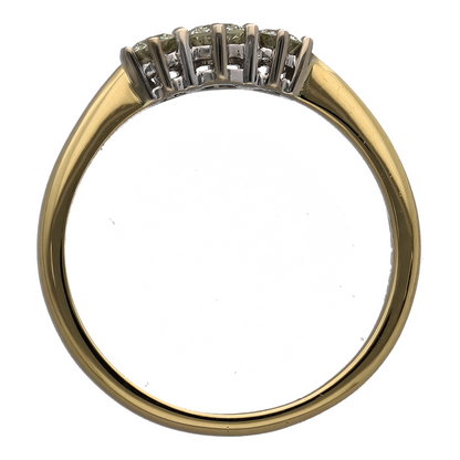 18ct Gold & Diamond Trilogy Ring
