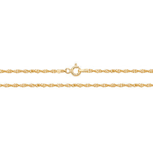 New 9ct Gold 24" Singapore Chain