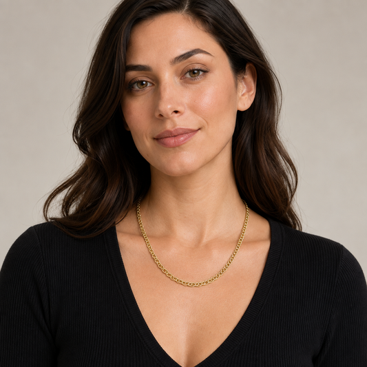 9ct Gold Double Curb Chain