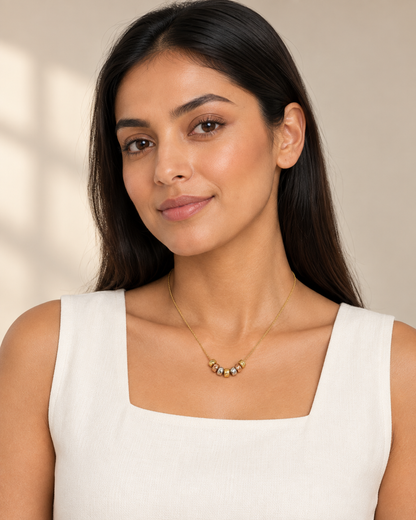 9ct Gold Circle 16.5" Necklace