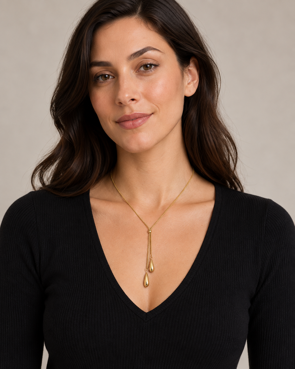 9ct Gold Tassel Drop 18" Necklace