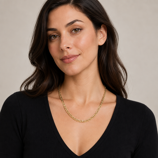 9ct Gold Anchor Chain