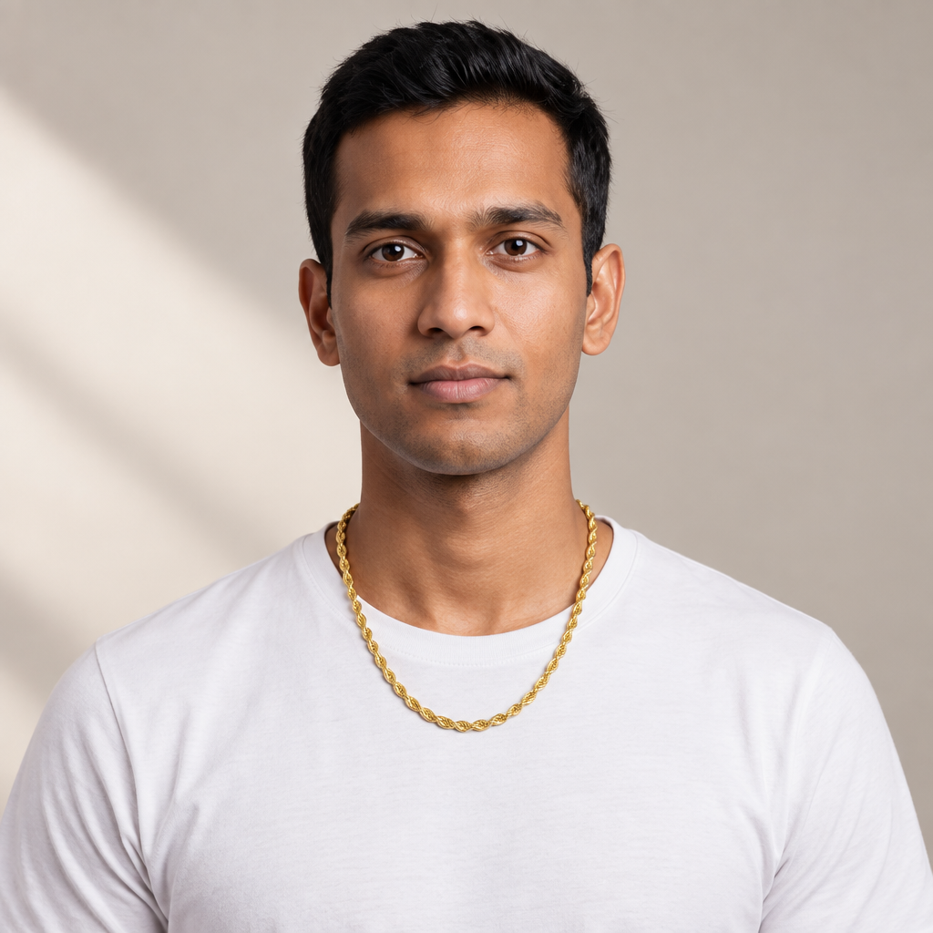9ct Gold 18" Rope Chain