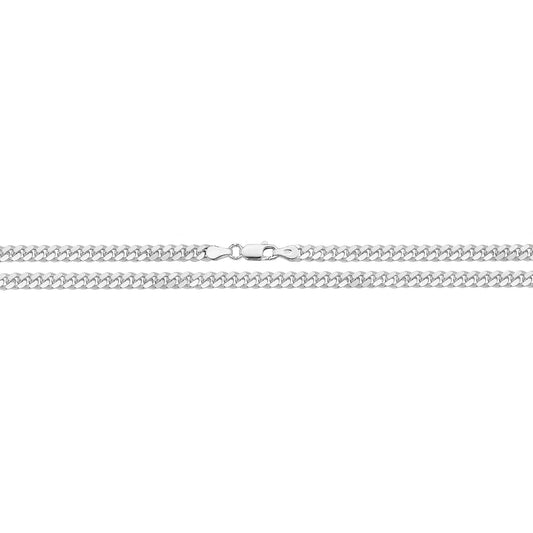 925 Silver 20" Curb Chain