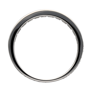 New 9ct White Gold & Diamond Set Band Ring
