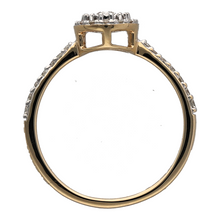 Load image into Gallery viewer, New 9ct Gold &amp; Diamond Set Halo Cluster Ring
