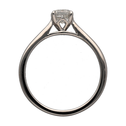 18ct White Gold & Diamond Solitaire Ring