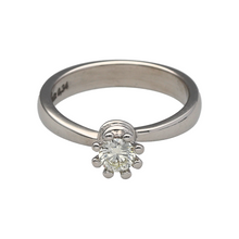 Load image into Gallery viewer, 18ct White Gold &amp; Diamond Set Solitaire Ring
