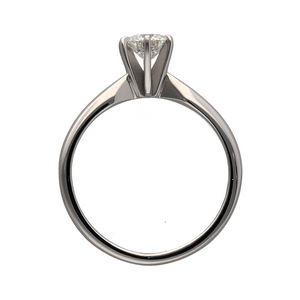 Platinum & Diamond Set Solitaire Ring