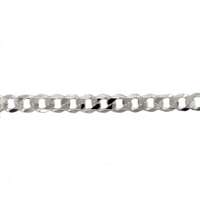 Load image into Gallery viewer, New 925 Silver 8.5&quot; Curb Bracelet 29 grams
