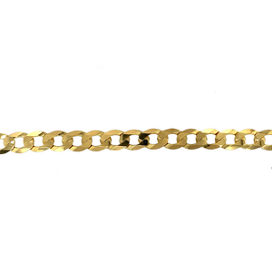 New 9ct Gold 8.5" Curb Bracelet