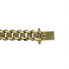 Load image into Gallery viewer, New 9ct Gold 8.5&quot; English Cuban Bracelet 75 grams

