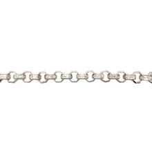 Load image into Gallery viewer, New Solid 925 Silver 26&quot; Patterned Octagonal Link Chain

