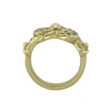 Load image into Gallery viewer, New 9ct Gold &amp; Cubic Zirconia Set Knot Ring
