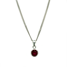 Load image into Gallery viewer, New 925 Silver July Birthstone Pendant 18&quot;/20&quot; Necklace
