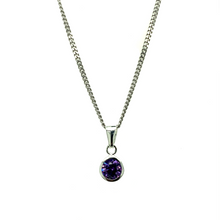 Load image into Gallery viewer, New 925 Silver February Birthstone Pendant 18&quot;/20&quot; Necklace
