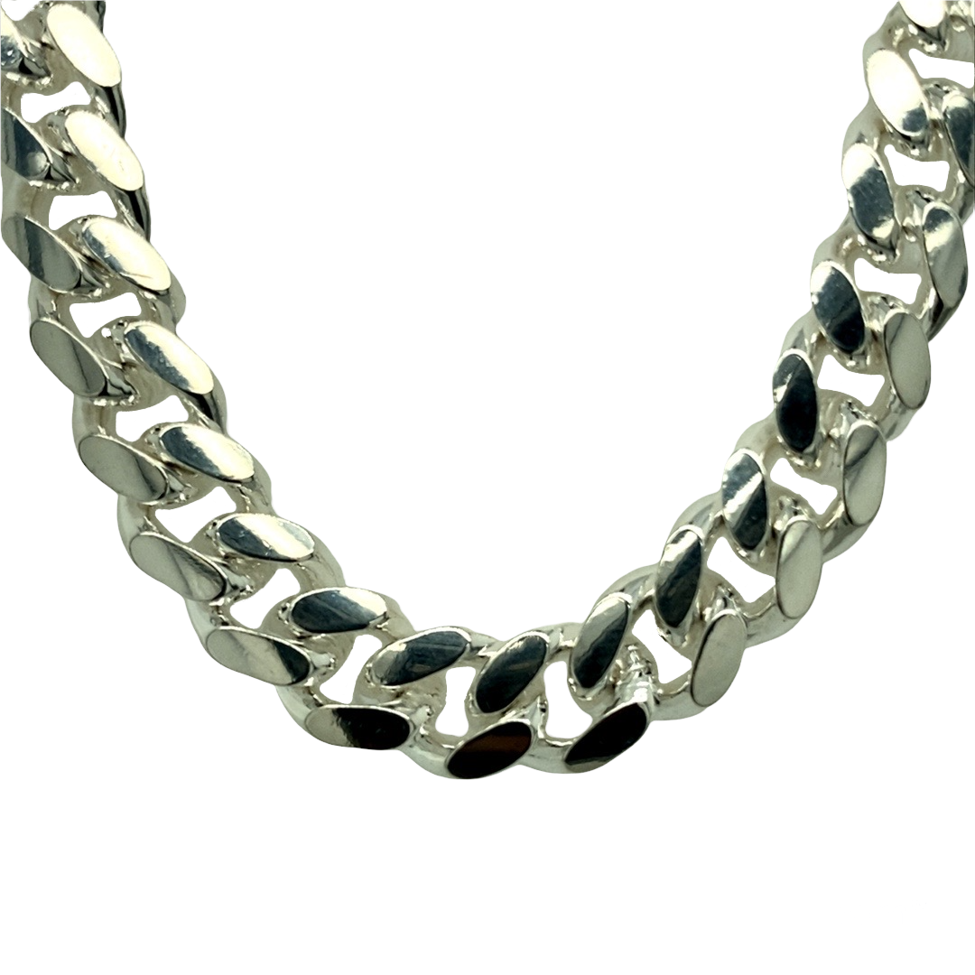 Solid silver 2025 cuban link chain