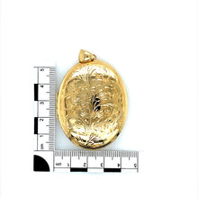 Load image into Gallery viewer, 9ct Gold Large Patterned Locket
