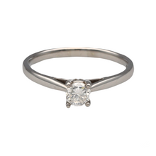 Load image into Gallery viewer, New 9ct White Gold &amp; 34pt Diamond Solitaire Ring
