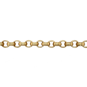 New 9ct Solid Gold 9" Engraved Belcher Bracelet 26 grams