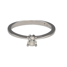 Load image into Gallery viewer, New 9ct White Gold &amp; Diamond 25pt Solitaire Ring

