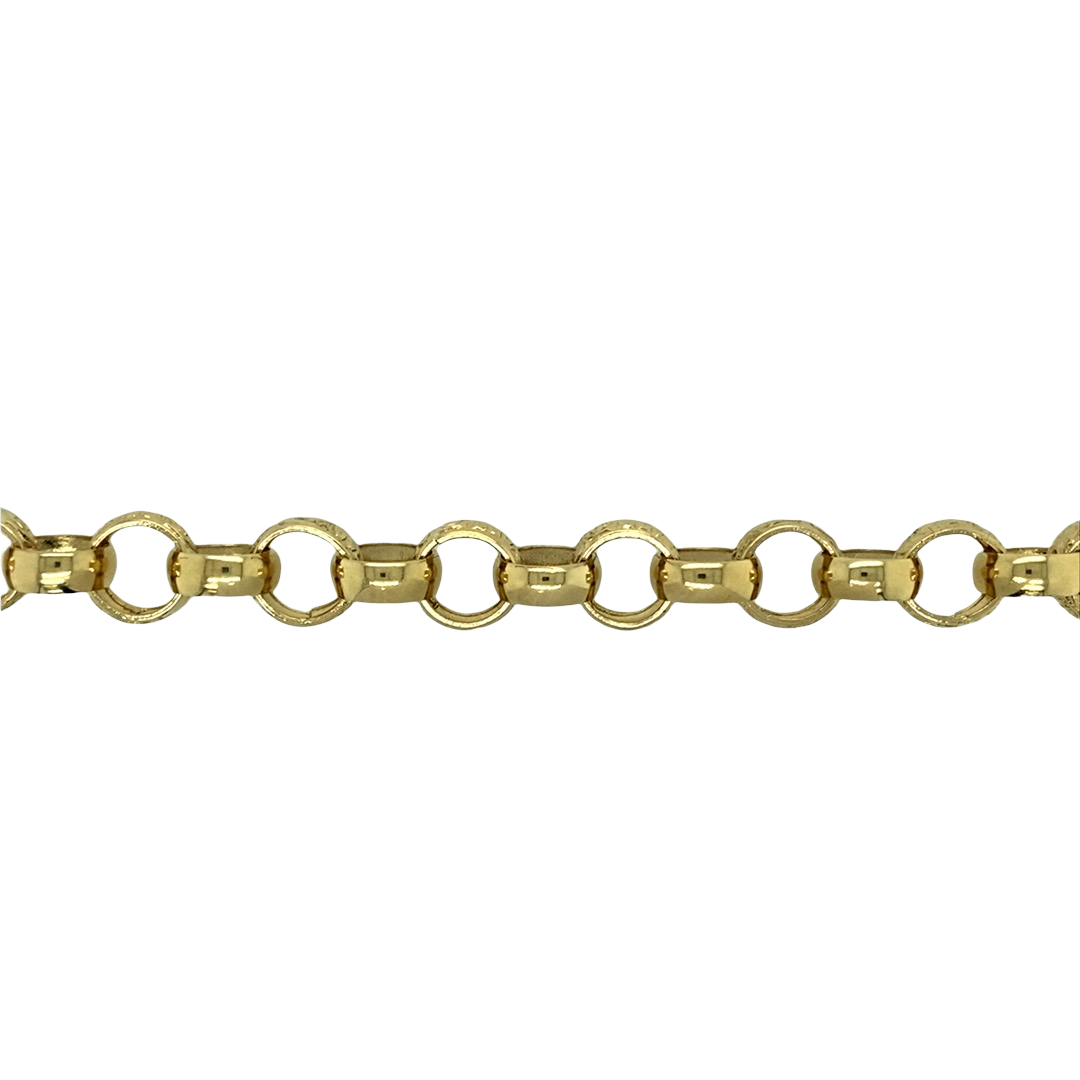 New 9ct Gold 9 Patterned Belcher Bracelet 25 grams – Gold Reserves  Jewellers