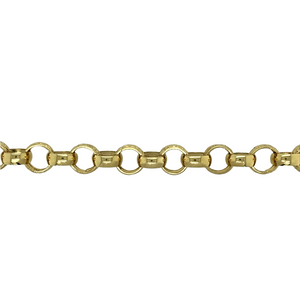 New 9ct Gold 9" Patterned Belcher Bracelet 25 grams