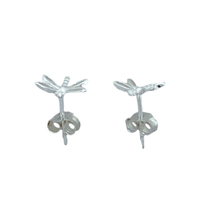 925 Silver Dragonfly Stud Earrings