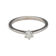 Load image into Gallery viewer, 18ct White Gold &amp; Diamond Brilliant Cut Solitaire Ring
