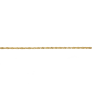 New 9ct Gold 7" Singapore Bracelet