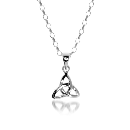 925 Silver Small Trin Knot Necklace