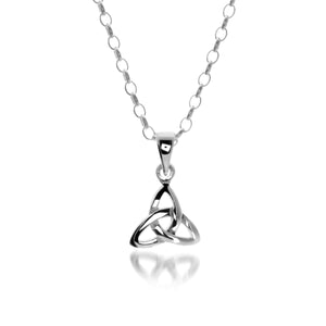 925 Silver Small Trin Knot Necklace