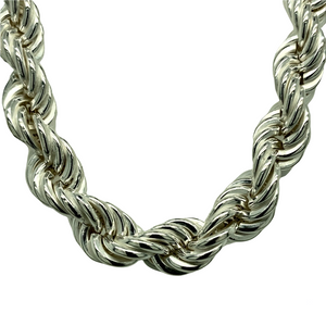 New Heavy 925 Silver 28" Rope Chain 94 grams