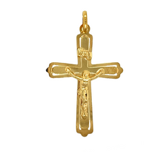 Load image into Gallery viewer, New 9ct Gold Open Design Crucifix Pendant
