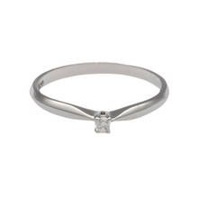 Load image into Gallery viewer, New 18ct White Gold &amp; 10pt Diamond Solitaire Ring
