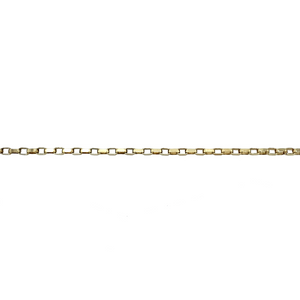 9ct Gold 18" Flat Edge Belcher Chain