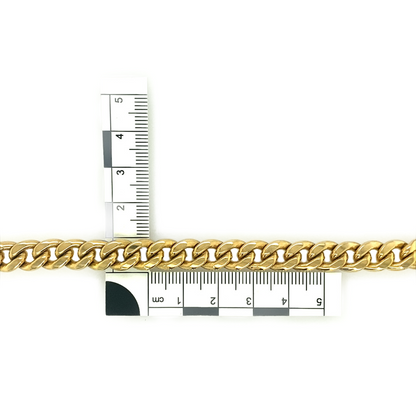 New 9ct Solid Gold 28" Italian Cuban Chain 145 grams