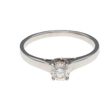 Load image into Gallery viewer, New 9ct White Gold &amp; 34pt Diamond Solitaire Ring
