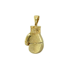 Load image into Gallery viewer, New 9ct Gold &amp; Cubic Zirconia Set Boxing Glove Pendant
