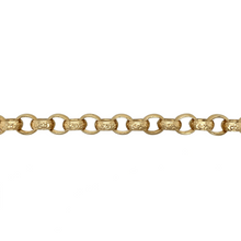 Load image into Gallery viewer, New 9ct Solid Gold 9&quot; Engraved Belcher Bracelet 26 grams
