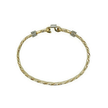 Load image into Gallery viewer, New 9ct Gold Twisted Children&#39;s Bangle
