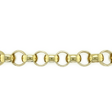 Load image into Gallery viewer, New 9ct Gold 8.5&quot; Patterned Belcher Link Bracelet 51 grams
