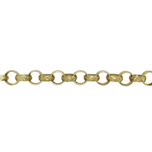 Load image into Gallery viewer, New 9ct Gold 9&quot; Patterned Belcher Bracelet 25 grams
