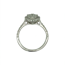 Load image into Gallery viewer, 18ct White Gold &amp; Diamond Cluster Ring

