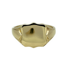 Load image into Gallery viewer, New 9ct Gold Shield Signet Ring
