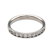Load image into Gallery viewer, New 18ct White Gold &amp; Diamond Set Eternity Style Band Ring
