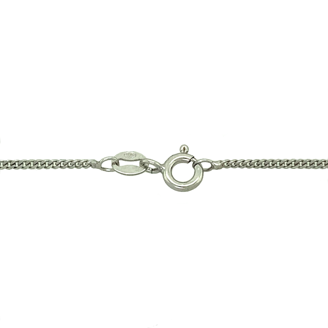 New 925 Silver February Birthstone Pendant 18"/20" Necklace